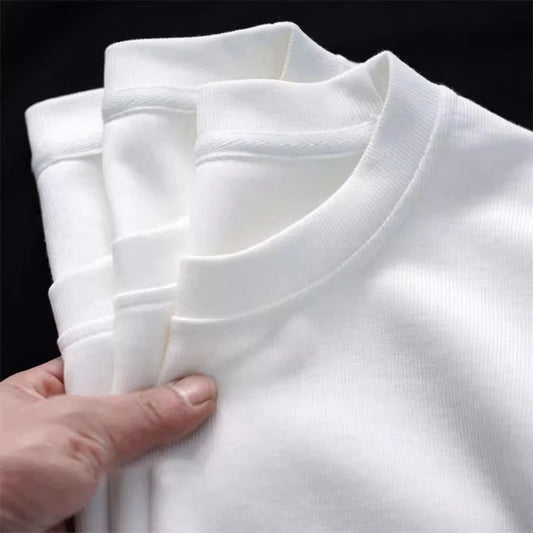 Men's Long Sleeve Fitted Cotton T-Shirt – Basic Solid Tee & Undershirt